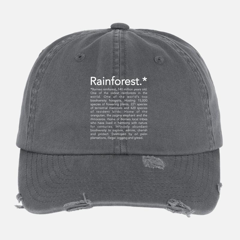 Rainforest cushion w&b Flexfit Vintage Destroyed Cap