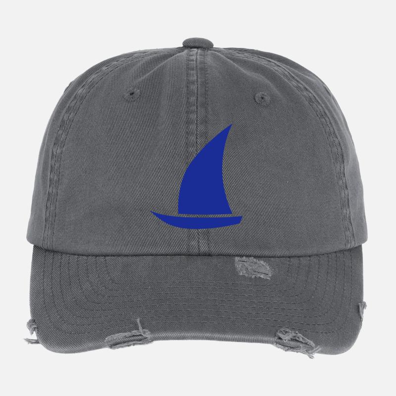sailboat Flexfit Vintage Destroyed Cap