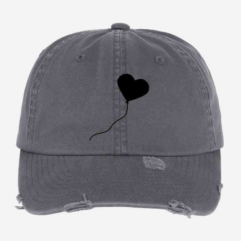 herzluftballon_1c Flexfit Vintage Destroyed Cap