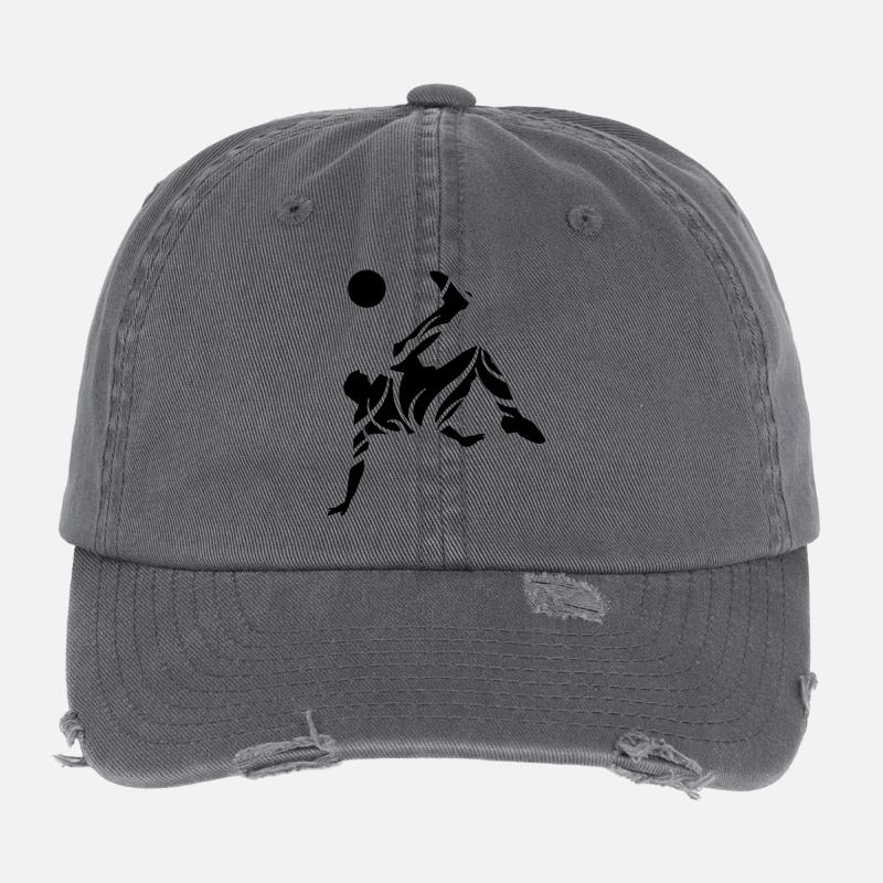 Fußball de Flexfit Vintage Destroyed Cap