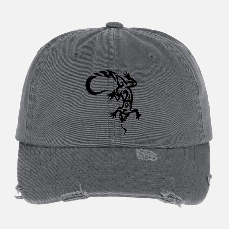 tribal tattoo Casquette vintage effet usé Flexfit