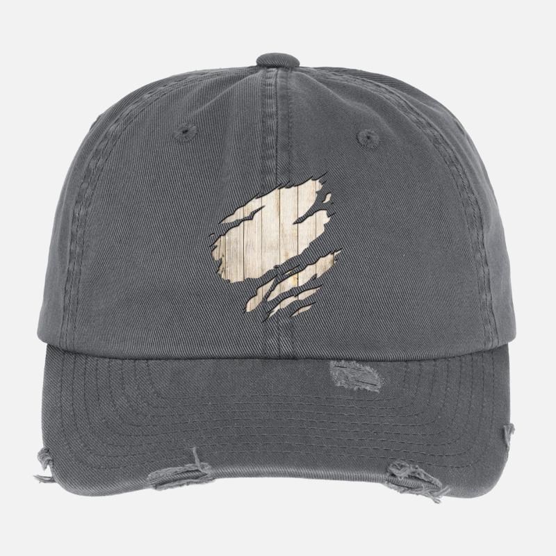 cheval des les modèle nature texture Casquette vintage effet usé Flexfit