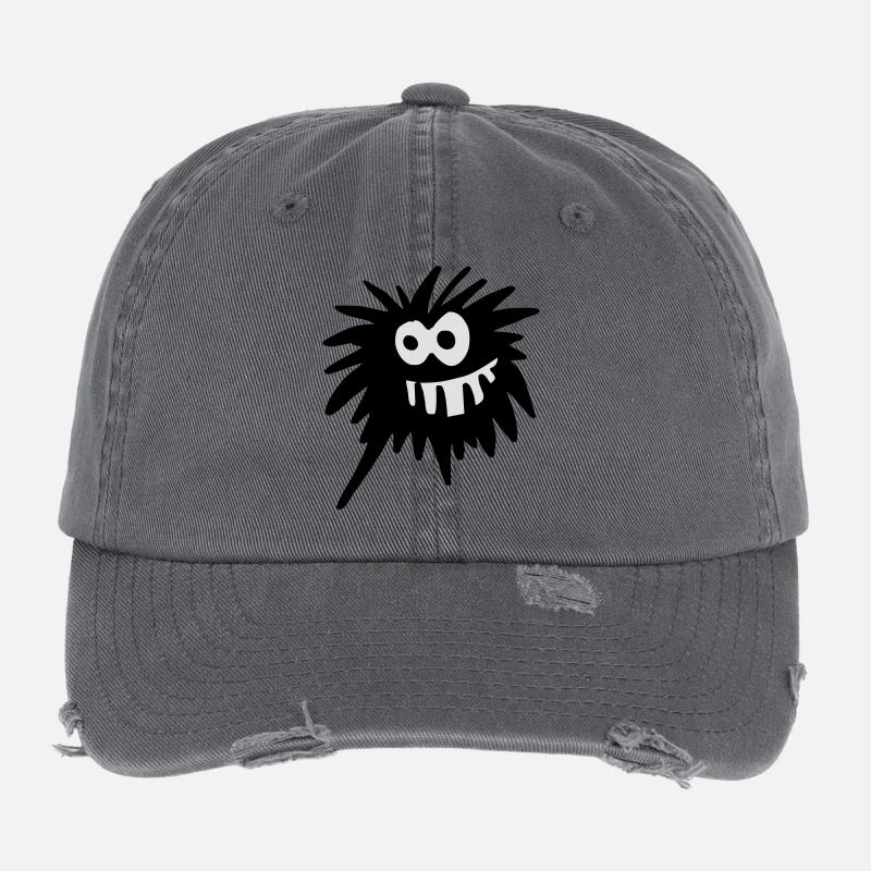 Monstre Casquette vintage effet usé Flexfit