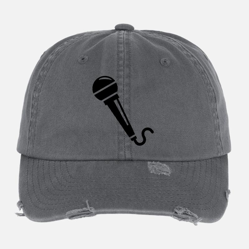 Microphone Flexfit Vintage Destroyed Cap