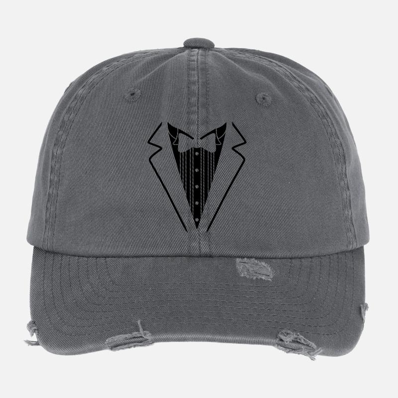 Tuxedo Flexfit Vintage Destroyed Cap