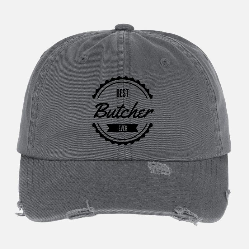 best butcher Flexfit Vintage Destroyed Cap
