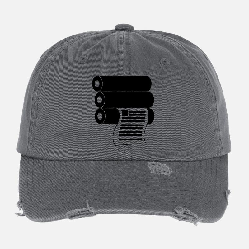 Impression du logo Casquette vintage effet usé Flexfit