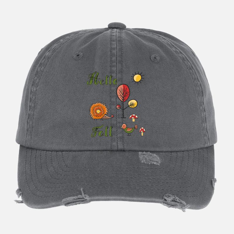 Bonjour Fall Casquette vintage effet usé Flexfit
