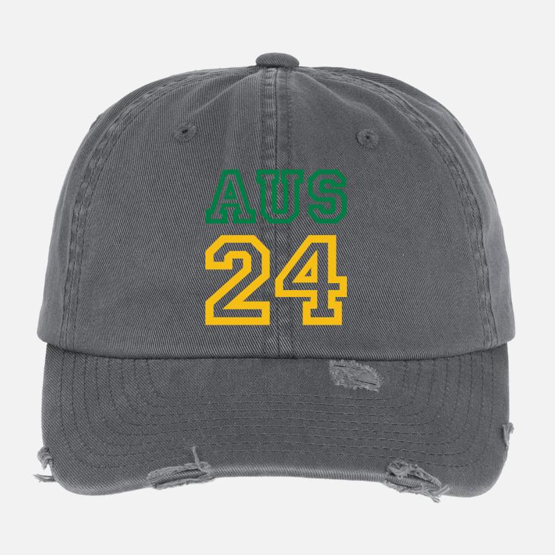 Australie Australien Casquette vintage effet usé Flexfit