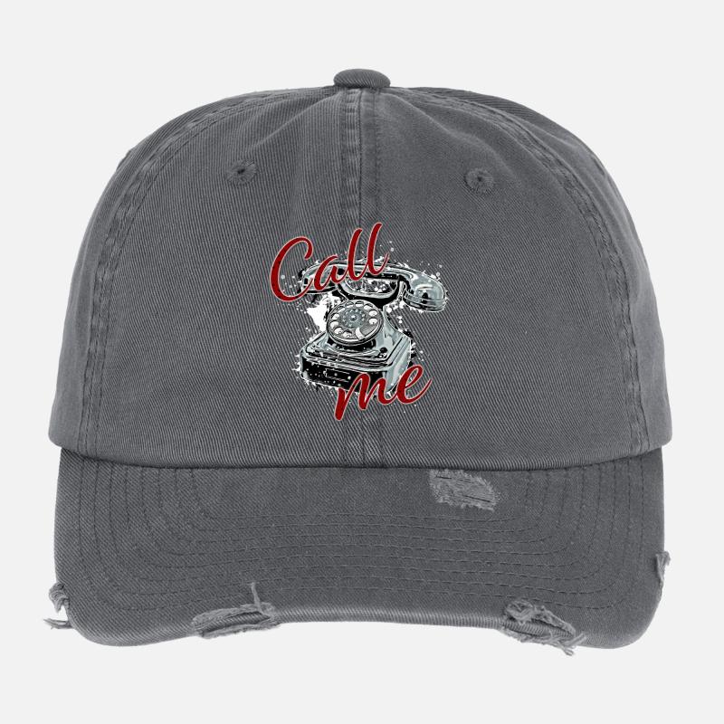 Call me!!! Flexfit Vintage Destroyed Cap