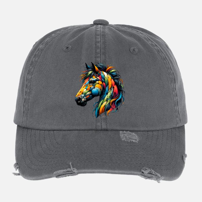 Pferd Flexfit Vintage Destroyed Cap