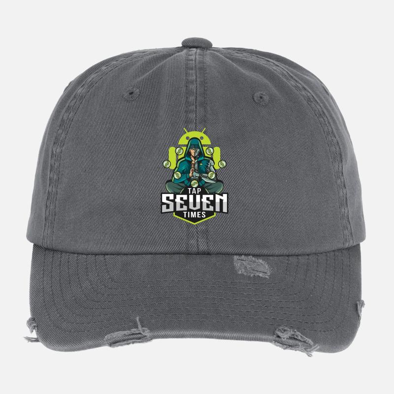 Mode développeur Android Casquette vintage effet usé Flexfit