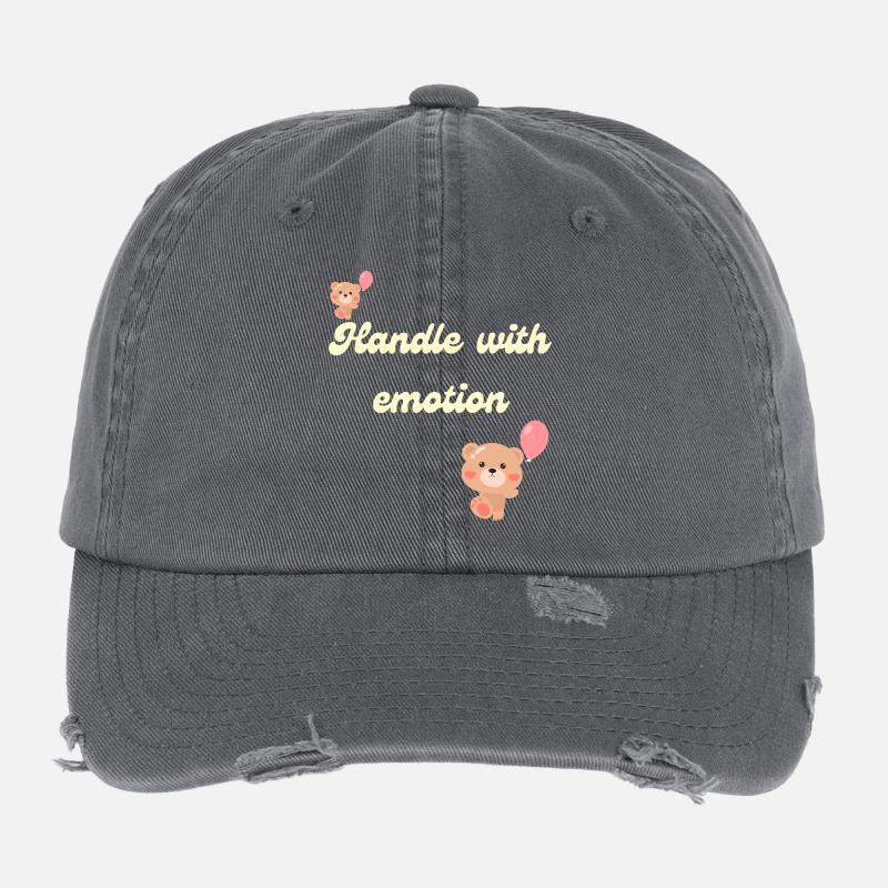 Manipuler avec émotion – Pastel Mental Health Aware Casquette vintage effet usé Flexfit