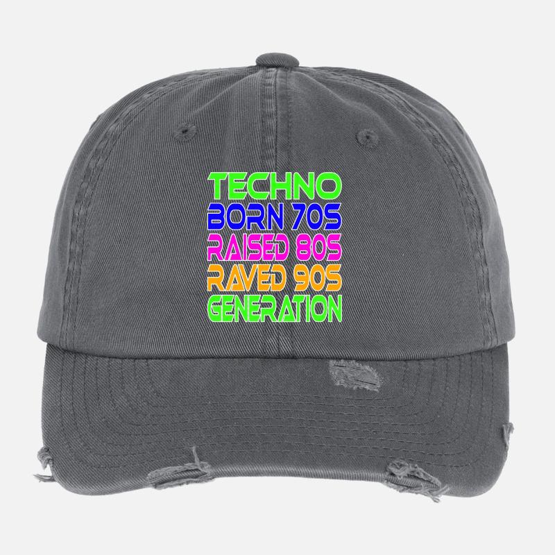 Techno Generation Flexfit Vintage Destroyed Cap