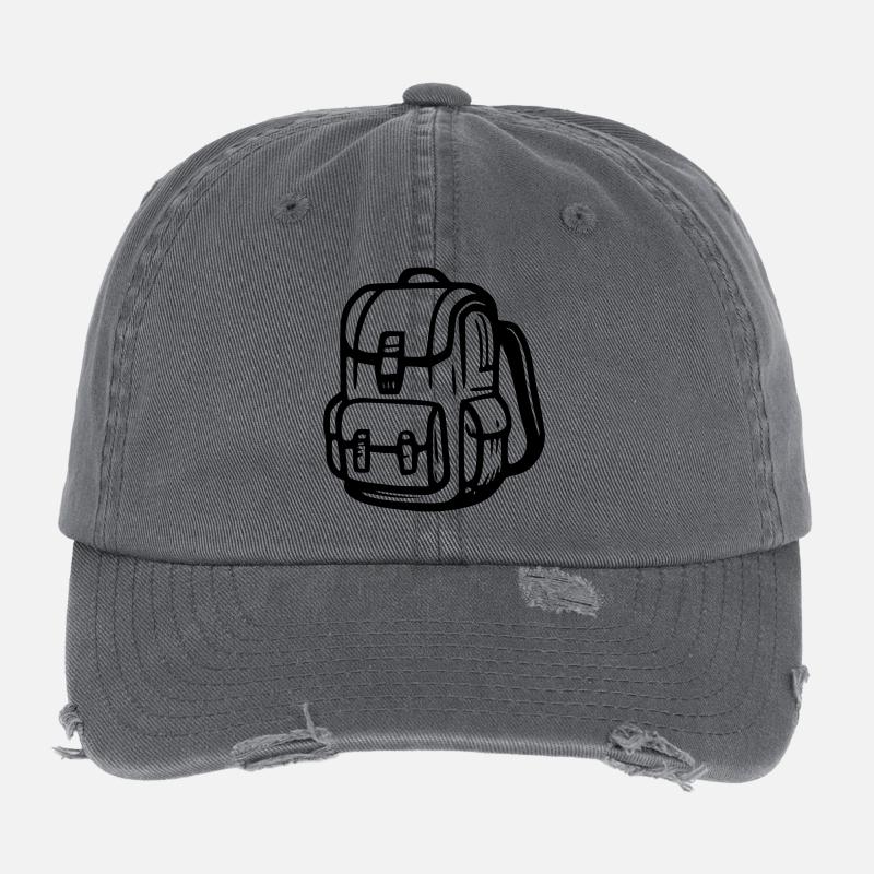 Sac à dos survie Casquette vintage effet usé Flexfit