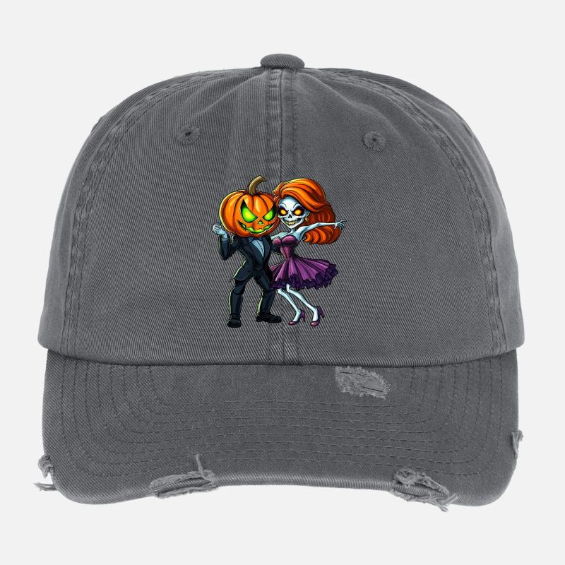 Halloween Couple :) Flexfit Vintage Destroyed Cap