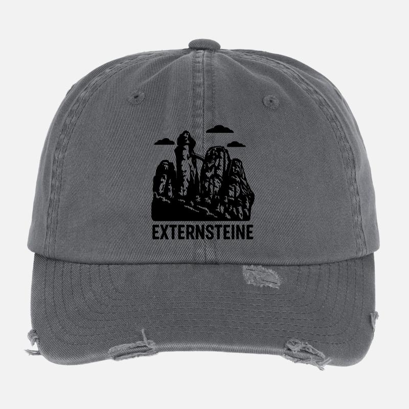 externsteine teutoburger wald Flexfit Vintage Destroyed Cap
