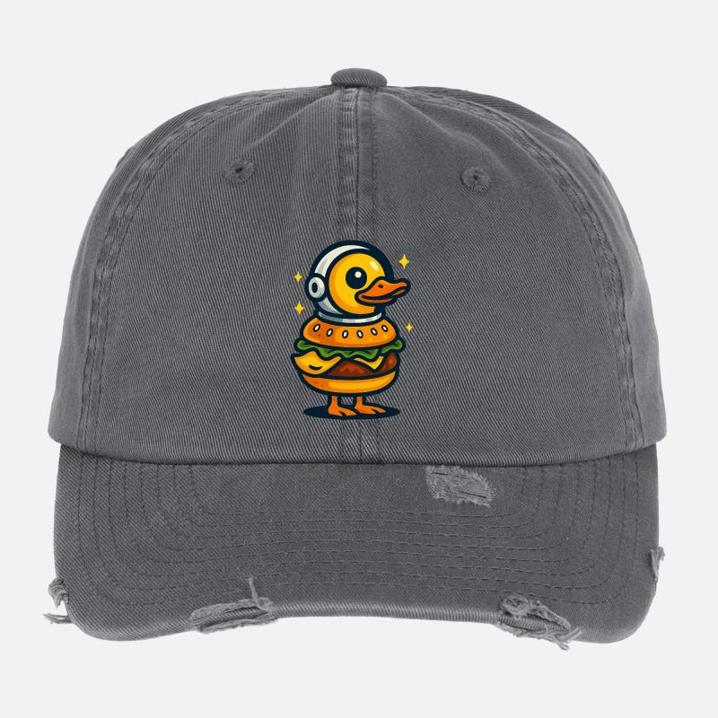 Burger Duck Flexfit Vintage Destroyed Cap