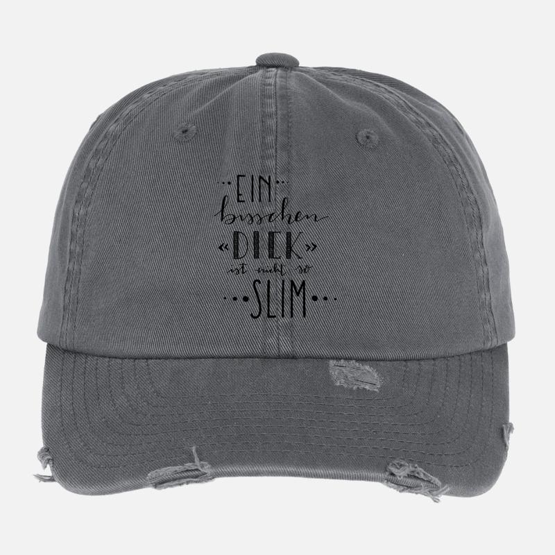 A little fat is not so slim – self-love Flexfit Vintage Destroyed Cap