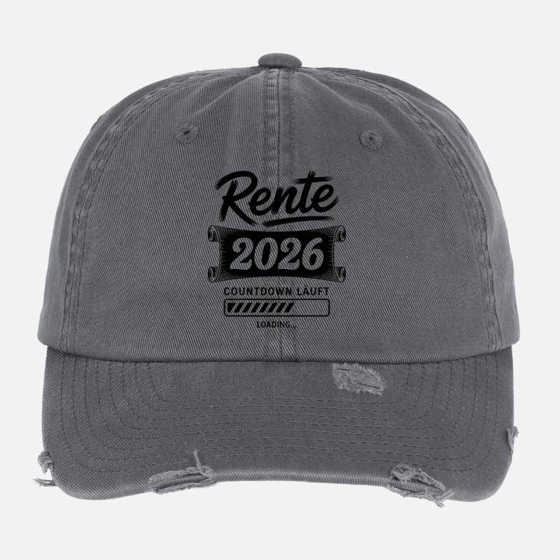 Rente 2026 Countdown Flexfit Vintage Destroyed Cap