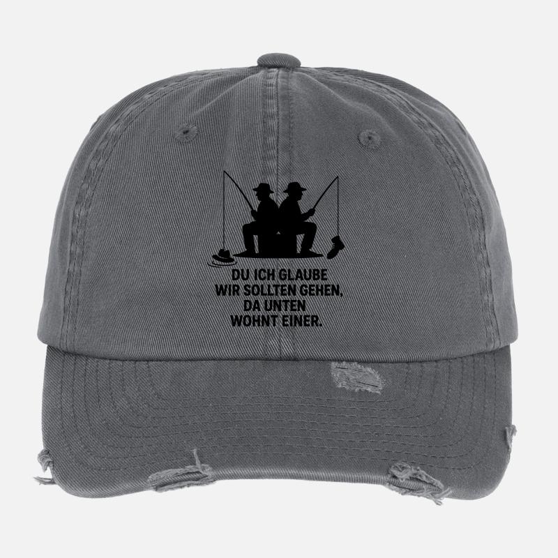Blague du pêcheur Casquette vintage effet usé Flexfit