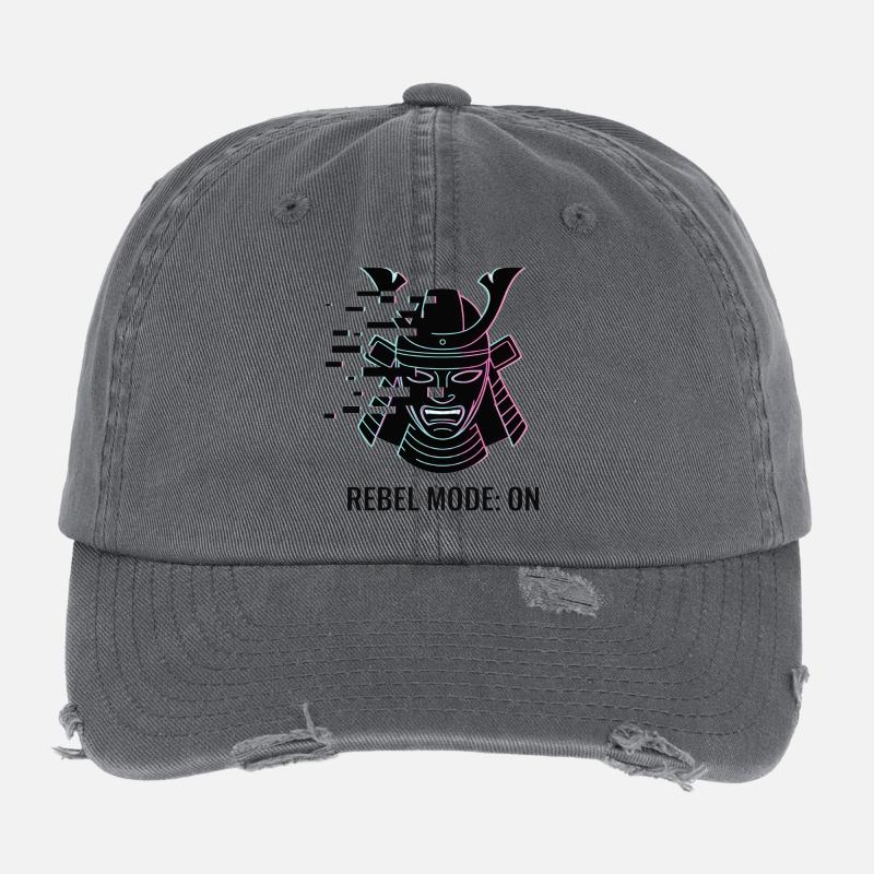 Samurai-Rebell Flexfit Vintage Destroyed Cap
