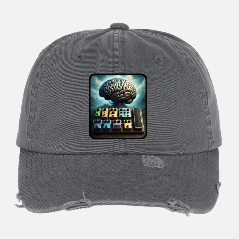 PEDALBOARD TREE – Ton & Bild Flexfit Vintage Destroyed Cap