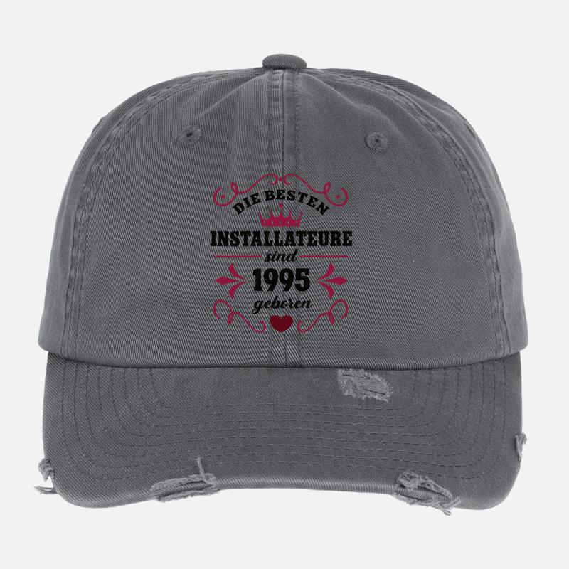 1995 Anniversaire du plombier Année 95 Casquette vintage effet usé Flexfit