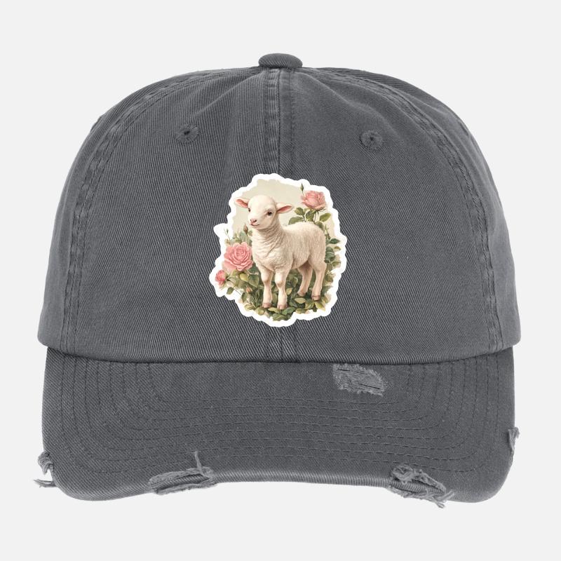 Lamb Flexfit Vintage Destroyed Cap