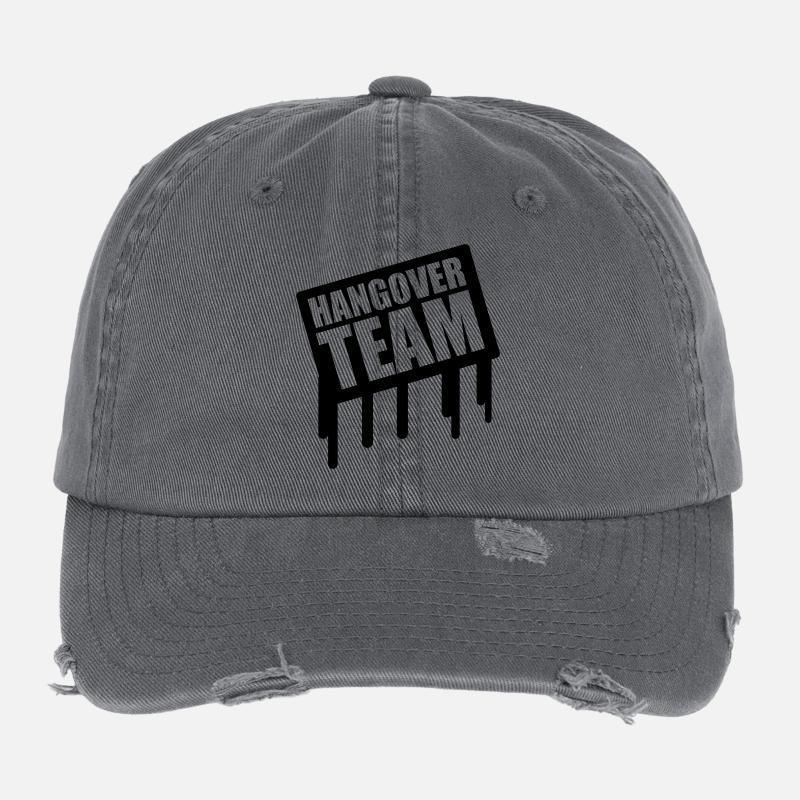 L’équipe de la gueule de bois Casquette vintage effet usé Flexfit