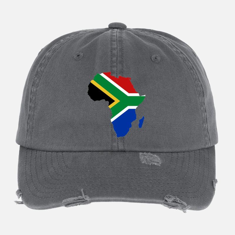 Suedafrika_Flagge_Afrika Flexfit Vintage Destroyed Cap
