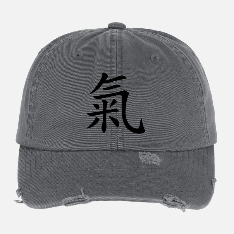Qi Life joy Flexfit Vintage Destroyed Cap