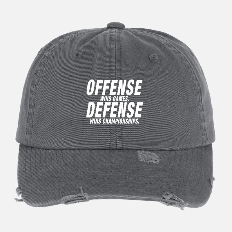 Championnat de défense offensive Casquette vintage effet usé Flexfit