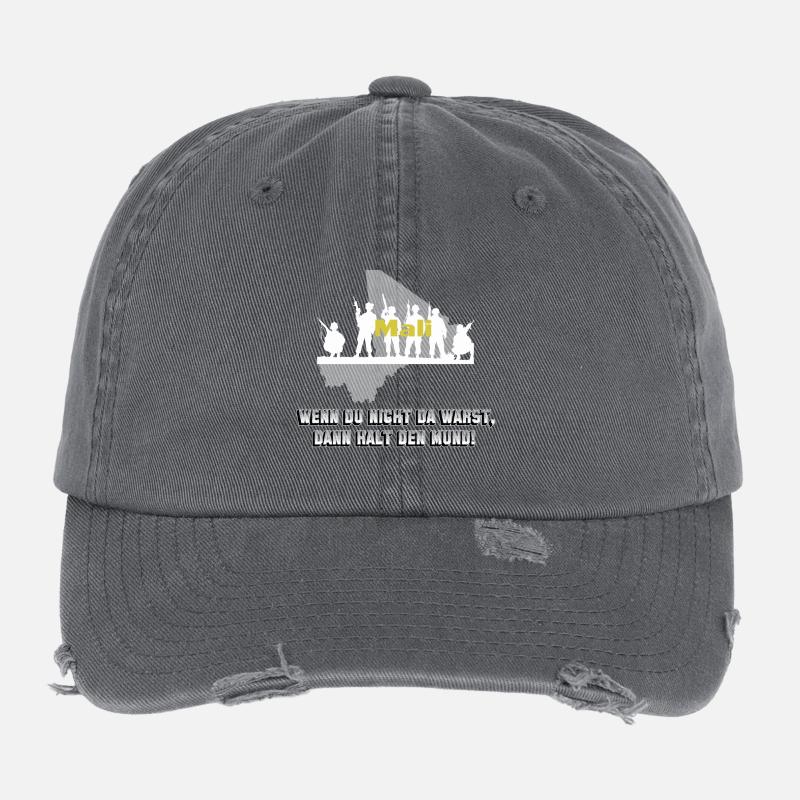 Soldat militaire Bundeswehr Mali utiliser Casquette vintage effet usé Flexfit