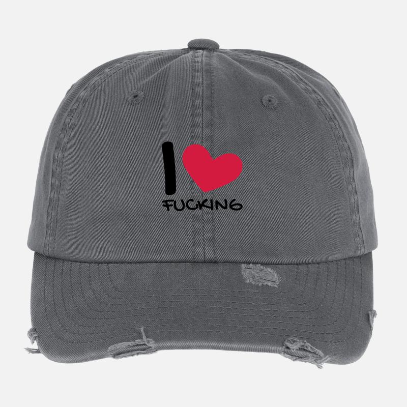 I love Flexfit Vintage Destroyed Cap