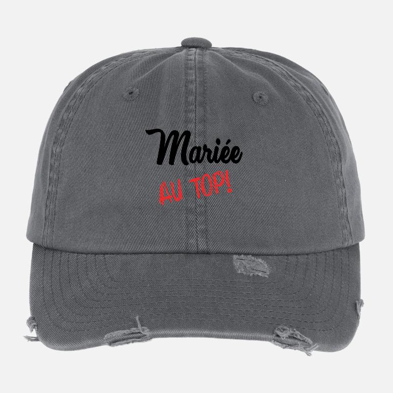 FUTURE MARIEE Casquette vintage effet usé Flexfit