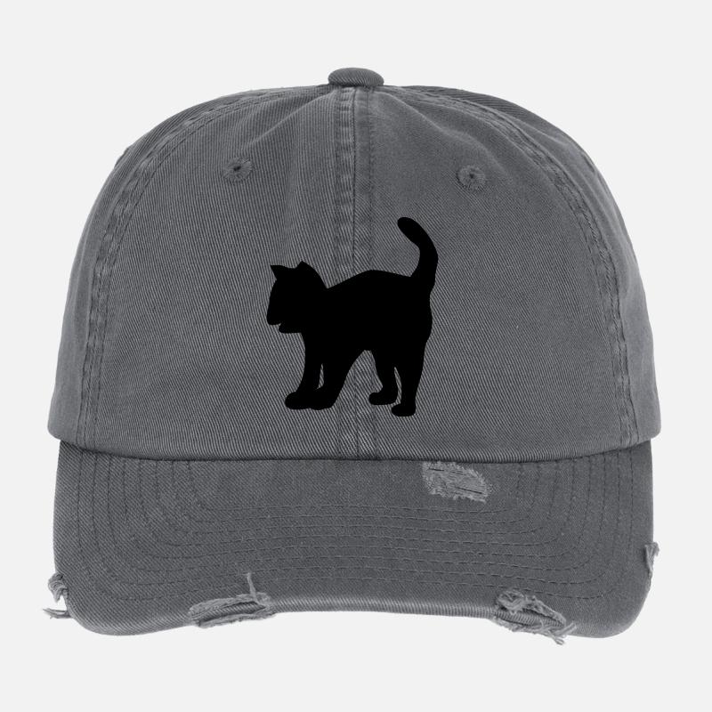 katze Flexfit Vintage Destroyed Cap