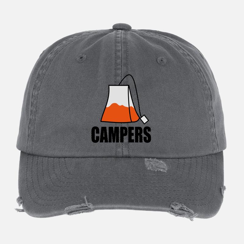 CAMPERS Flexfit Vintage Destroyed Cap