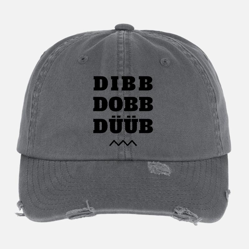dibb dobb düüb Flexfit Vintage Destroyed Cap