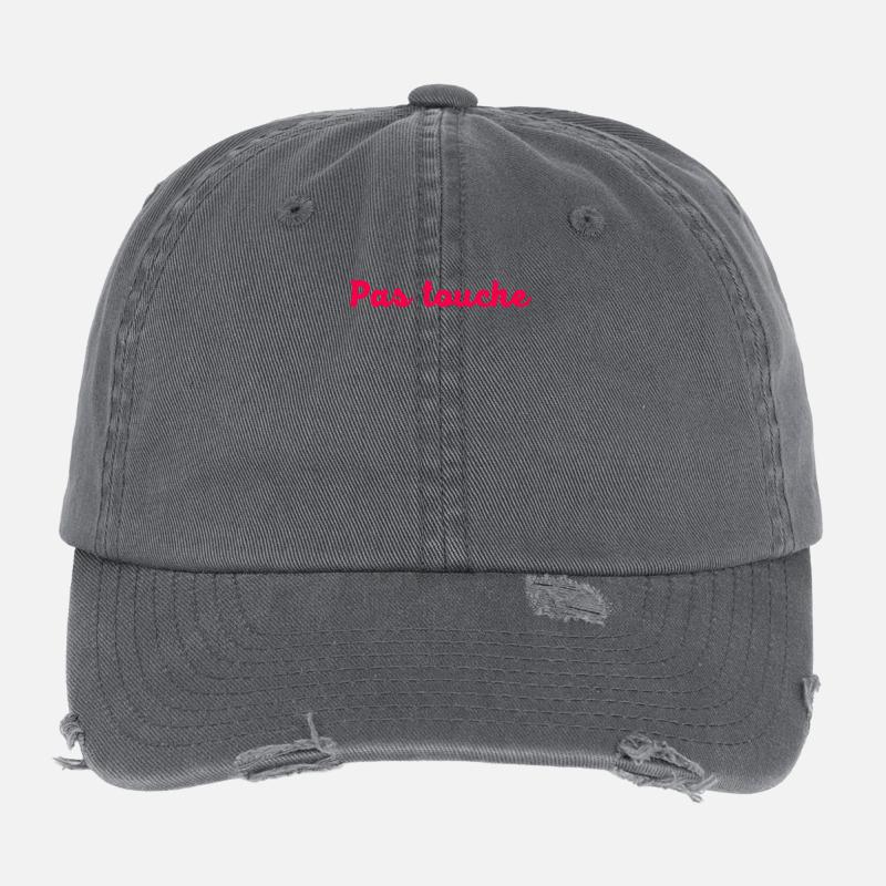 Pas touche Casquette vintage effet usé Flexfit