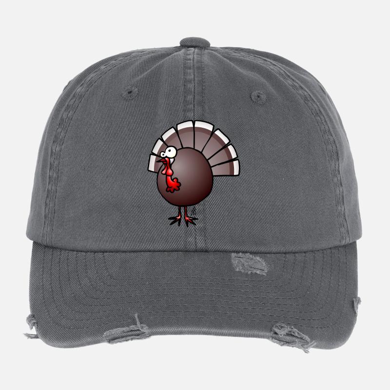 Dinde Casquette vintage effet usé Flexfit