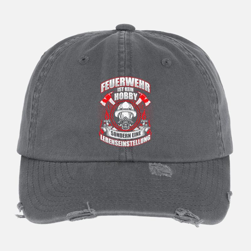 Feuerwehr Hobby Flexfit Vintage Destroyed Cap