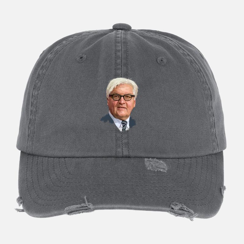 Frank-Walter Steinmeier Casquette vintage effet usé Flexfit