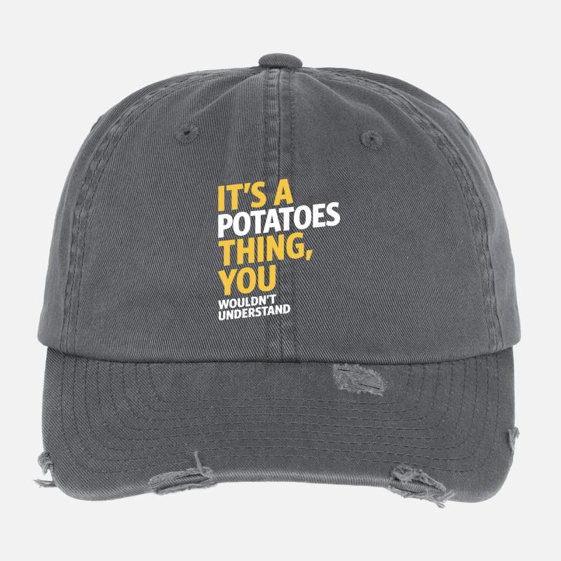 Potatoes Thing Flexfit Vintage Destroyed Cap