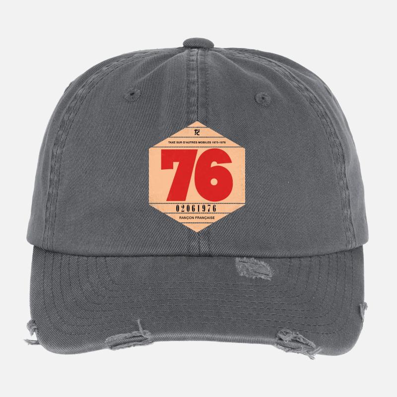 Vignette automobile 1976 Casquette vintage effet usé Flexfit
