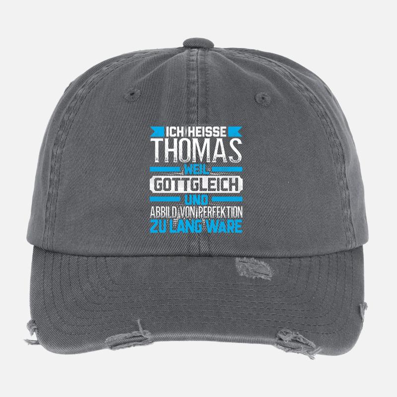 THOMAS - Gottgleich Flexfit Vintage Destroyed Cap