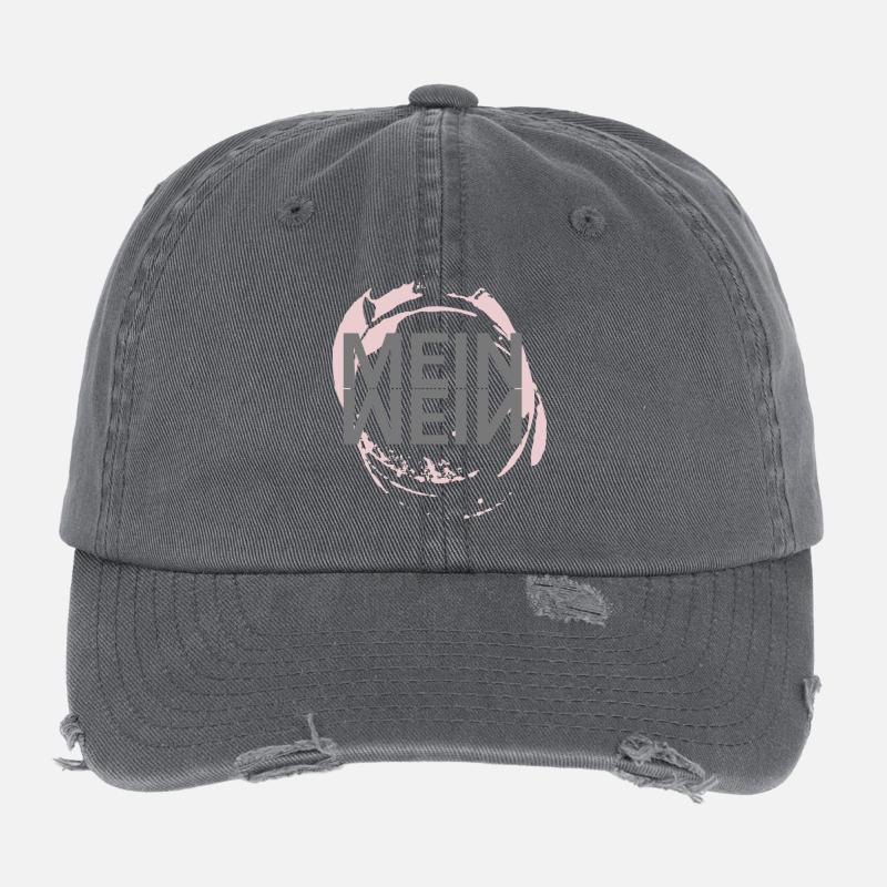 Wein Trinker Weißwein Rotwein Sprüche Geschenk Flexfit Vintage Destroyed Cap