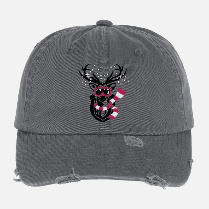 Skihirsch Flexfit Vintage Destroyed Cap