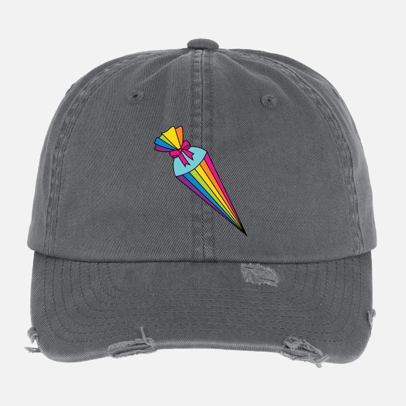 Cône de sucre de l’école Casquette vintage effet usé Flexfit
