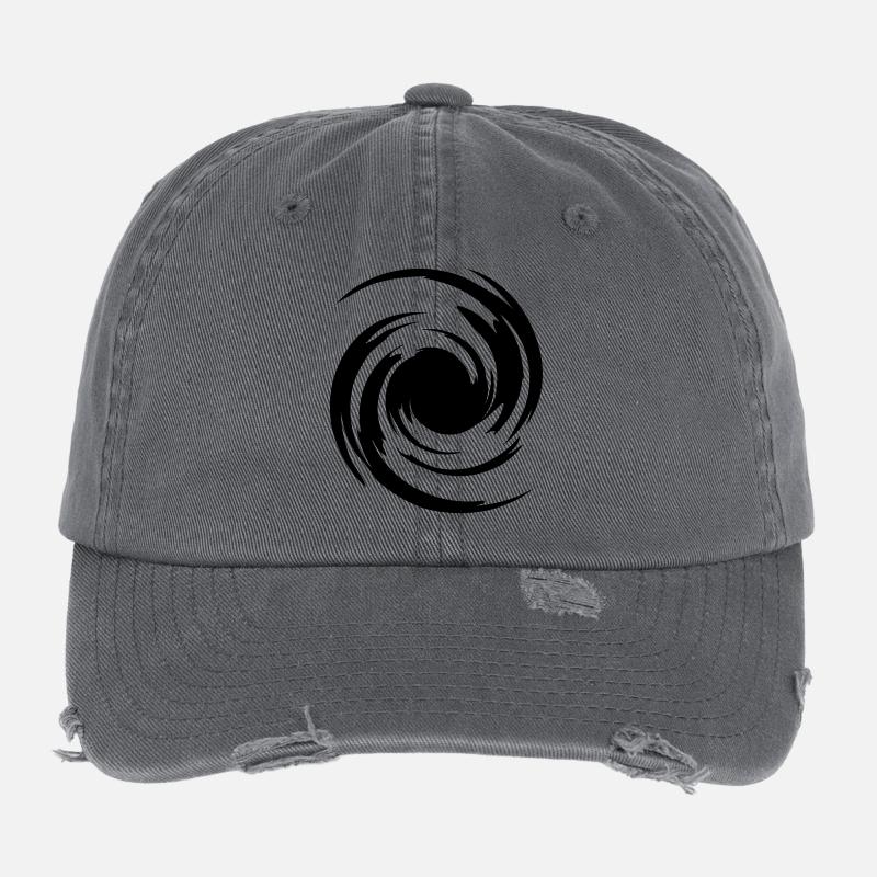 big_swirl Flexfit Vintage Destroyed Cap